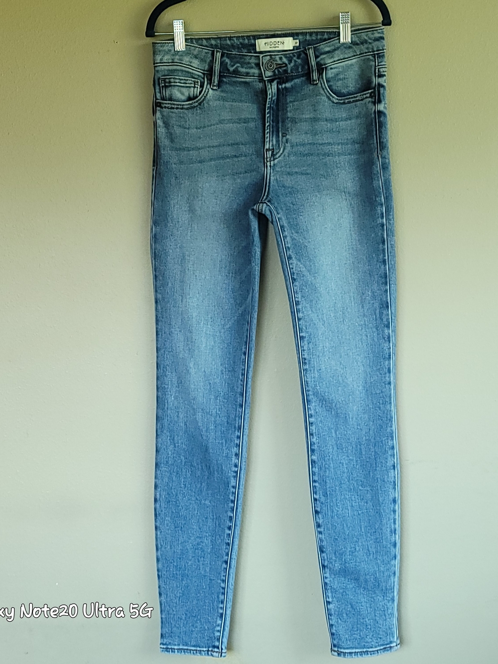 Hidden Jeans Amelia Mid Rise Skinny Jeans Size 27 Santa Rosa Blue Wash Like New
